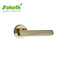 High Quality Die Casting black Interior Door Handle Set Zinc